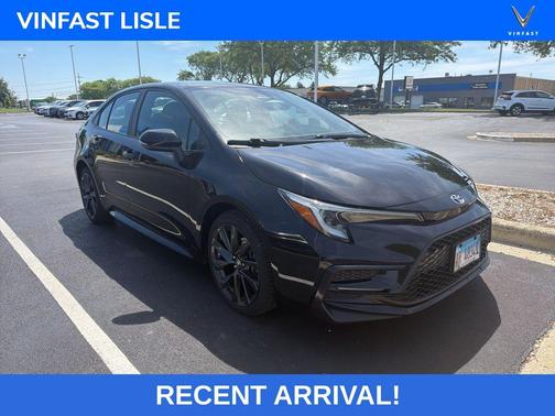 Midnight Black Metallic 2024 Toyota Corolla SE