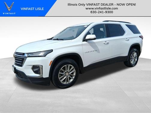Summit White 2023 Chevrolet Traverse LT Leather