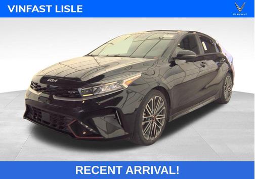 Aurora Black 2023 Kia Forte GT