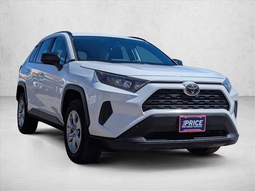 Super White 2019 Toyota RAV4 LE