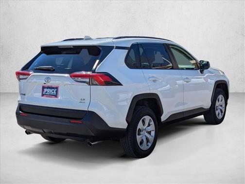 Super White 2019 Toyota RAV4 LE