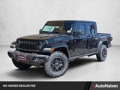 Black Clearcoat 2026 Jeep Gladiator Willys 4x4