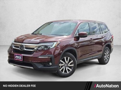 Red 2021 Honda Pilot AWD EX-L