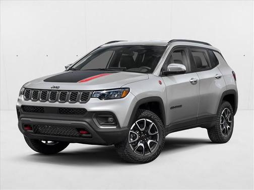 Silver Zynith Metallic Clearcoat 2026 Jeep Compass Trailhawk