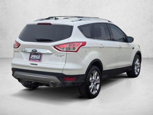 White Platinum Metallic Tri-Coat 2015 Ford Escape Titanium