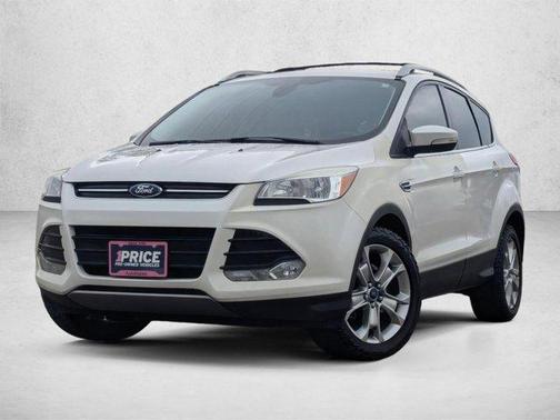 White Platinum Metallic Tri-Coat 2015 Ford Escape Titanium