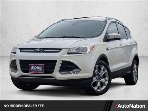 White Platinum Metallic Tri-Coat 2015 Ford Escape Titanium