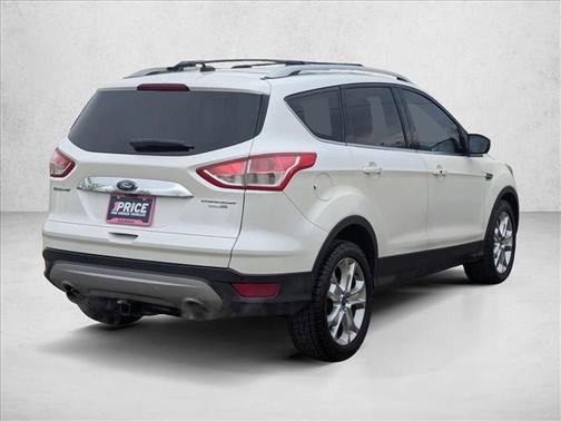 White Platinum Metallic Tri-Coat 2015 Ford Escape Titanium