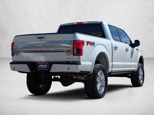 White Platinum Metallic Tri-Coat 2019 Ford F-150 Platinum