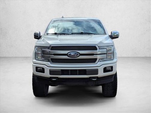 White Platinum Metallic Tri-Coat 2019 Ford F-150 Platinum