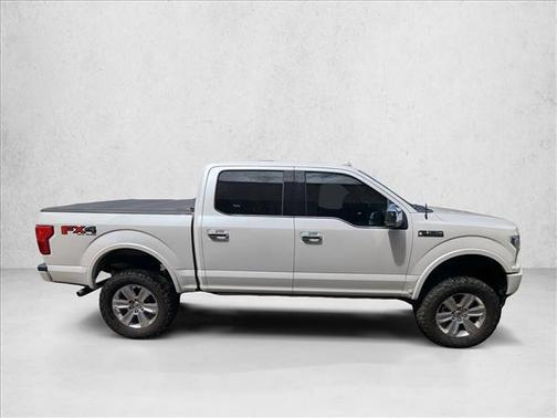 White Platinum Metallic Tri-Coat 2019 Ford F-150 Platinum