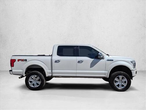 White Platinum Metallic Tri-Coat 2019 Ford F-150 Platinum