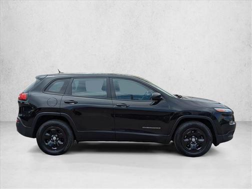 Brilliant Black Crystal Pearlcoat 2015 Jeep Cherokee Sport
