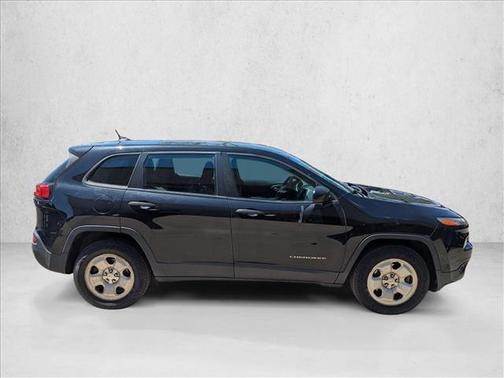 Brilliant Black Crystal Pearlcoat 2015 Jeep Cherokee Sport