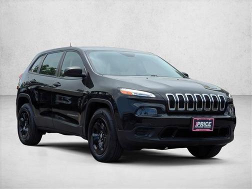 Brilliant Black Crystal Pearlcoat 2015 Jeep Cherokee Sport