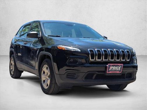 Brilliant Black Crystal Pearlcoat 2015 Jeep Cherokee Sport