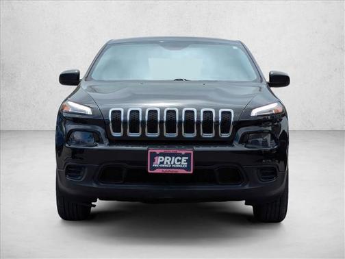 Brilliant Black Crystal Pearlcoat 2015 Jeep Cherokee Sport