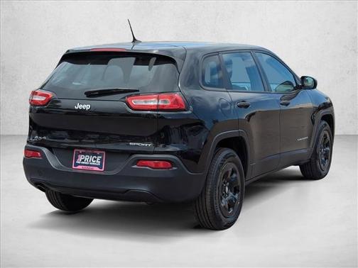 Brilliant Black Crystal Pearlcoat 2015 Jeep Cherokee Sport