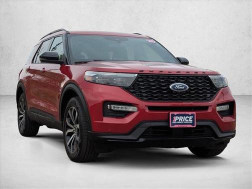 Rapid Red Metallic Tinted Clearcoat 2020 Ford Explorer ST