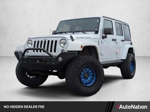Bright White Clearcoat 2014 Jeep Wrangler Unlimited Rubicon