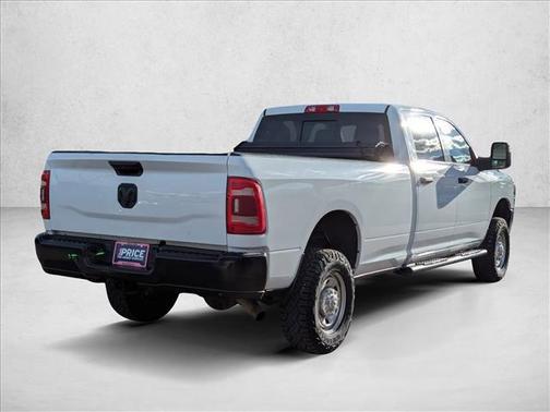 Bright White Clearcoat 2023 RAM 2500 Tradesman Crew Cab 4x4 8' Box