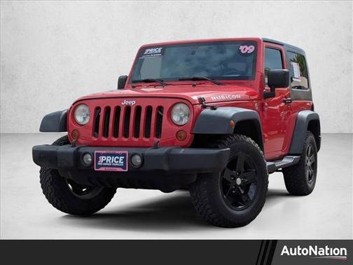 Flame Red 2009 Jeep Wrangler Rubicon