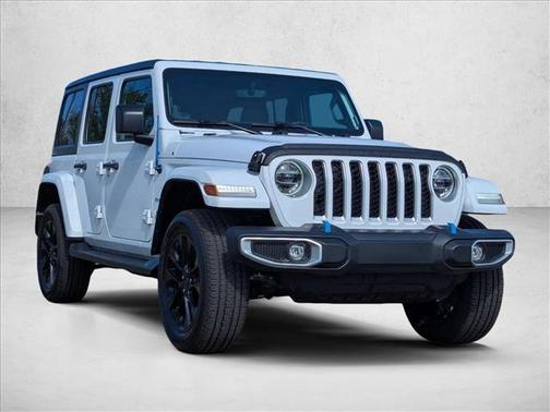 Bright White Clearcoat 2022 Jeep Wrangler Unlimited 4xe Sahara