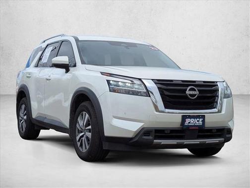 Pearl White Tricoat 2023 Nissan Pathfinder SL 4WD