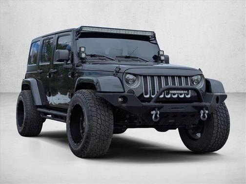 Black Clearcoat 2016 Jeep Wrangler Unlimited Sahara