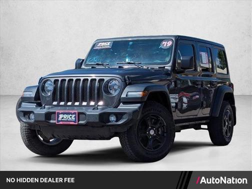 Granite Crystal Metallic Clearcoat 2019 Jeep Wrangler Unlimited Sport