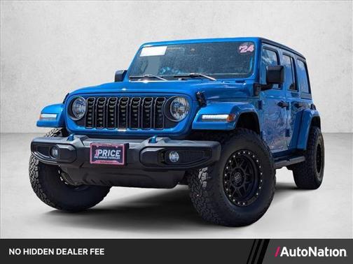 Hydro Blue Pearlcoat 2024 Jeep Wrangler 4xe Sport S