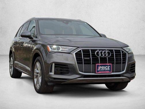 Gray 2021 Audi Q7 55 Premium