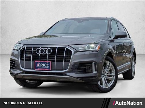 Gray 2021 Audi Q7 55 Premium