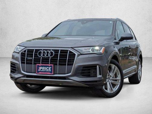 Gray 2021 Audi Q7 55 Premium