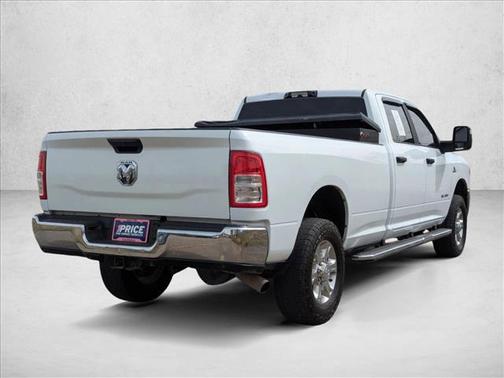 Bright White Clearcoat 2023 RAM 3500 Big Horn Crew Cab 4x4 8' Box
