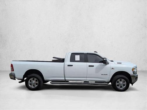 Bright White Clearcoat 2023 RAM 3500 Big Horn Crew Cab 4x4 8' Box