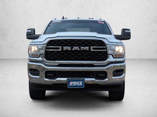Bright White Clearcoat 2023 RAM 3500 Big Horn Crew Cab 4x4 8' Box