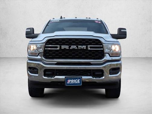 Bright White Clearcoat 2023 RAM 3500 Big Horn Crew Cab 4x4 8' Box