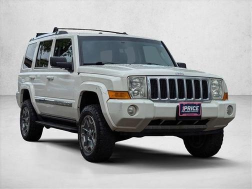 Stone White 2008 Jeep Commander Limited