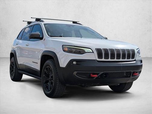 Bright White Clearcoat 2019 Jeep Cherokee Trailhawk Elite