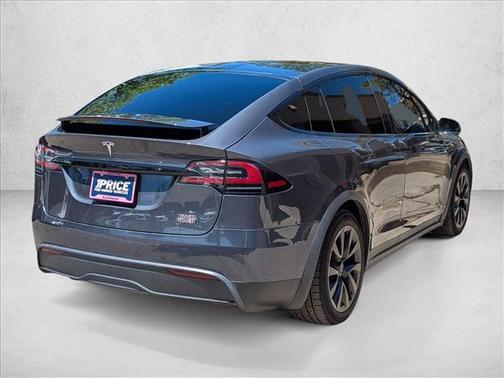 Gray 2022 Tesla Model X Plaid Tri Motor All-Wheel Drive