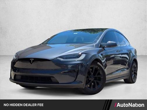 Gray 2022 Tesla Model X Plaid Tri Motor All-Wheel Drive