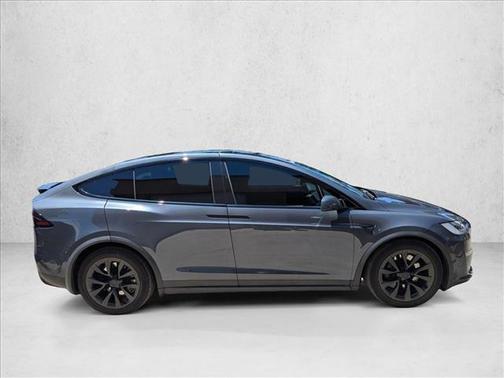 Gray 2022 Tesla Model X Plaid Tri Motor All-Wheel Drive