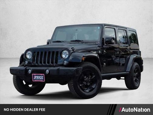 Black Clearcoat 2015 Jeep Wrangler Unlimited Altitude