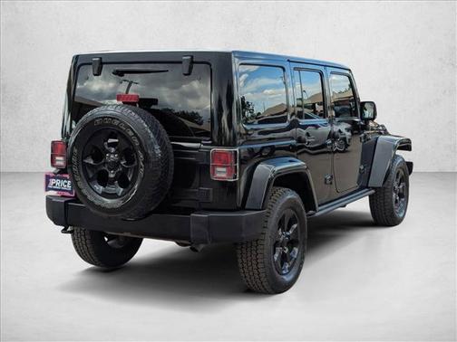 Black Clearcoat 2015 Jeep Wrangler Unlimited Altitude