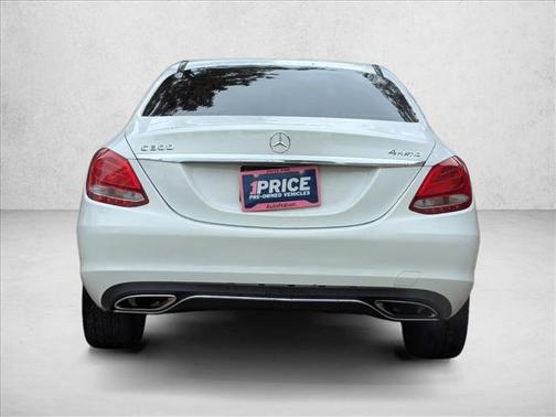 White 2016 Mercedes-Benz C-Class C 300 4MATIC Luxury