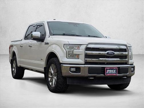 White Platinum Metallic Tri-Coat 2017 Ford F-150 Lariat
