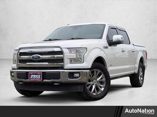 White Platinum Metallic Tri-Coat 2017 Ford F-150 Lariat