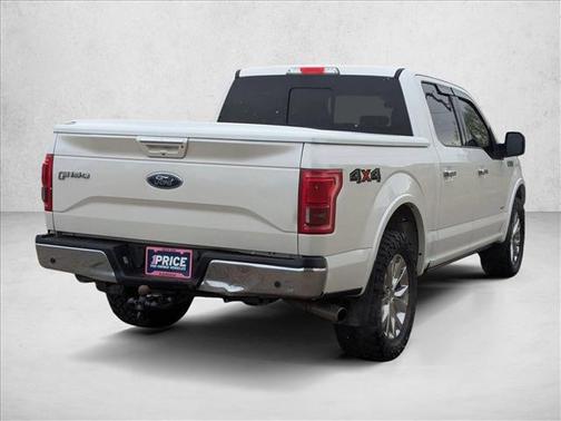 White Platinum Metallic Tri-Coat 2017 Ford F-150 Lariat