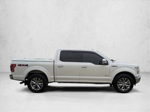 White Platinum Metallic Tri-Coat 2017 Ford F-150 Lariat